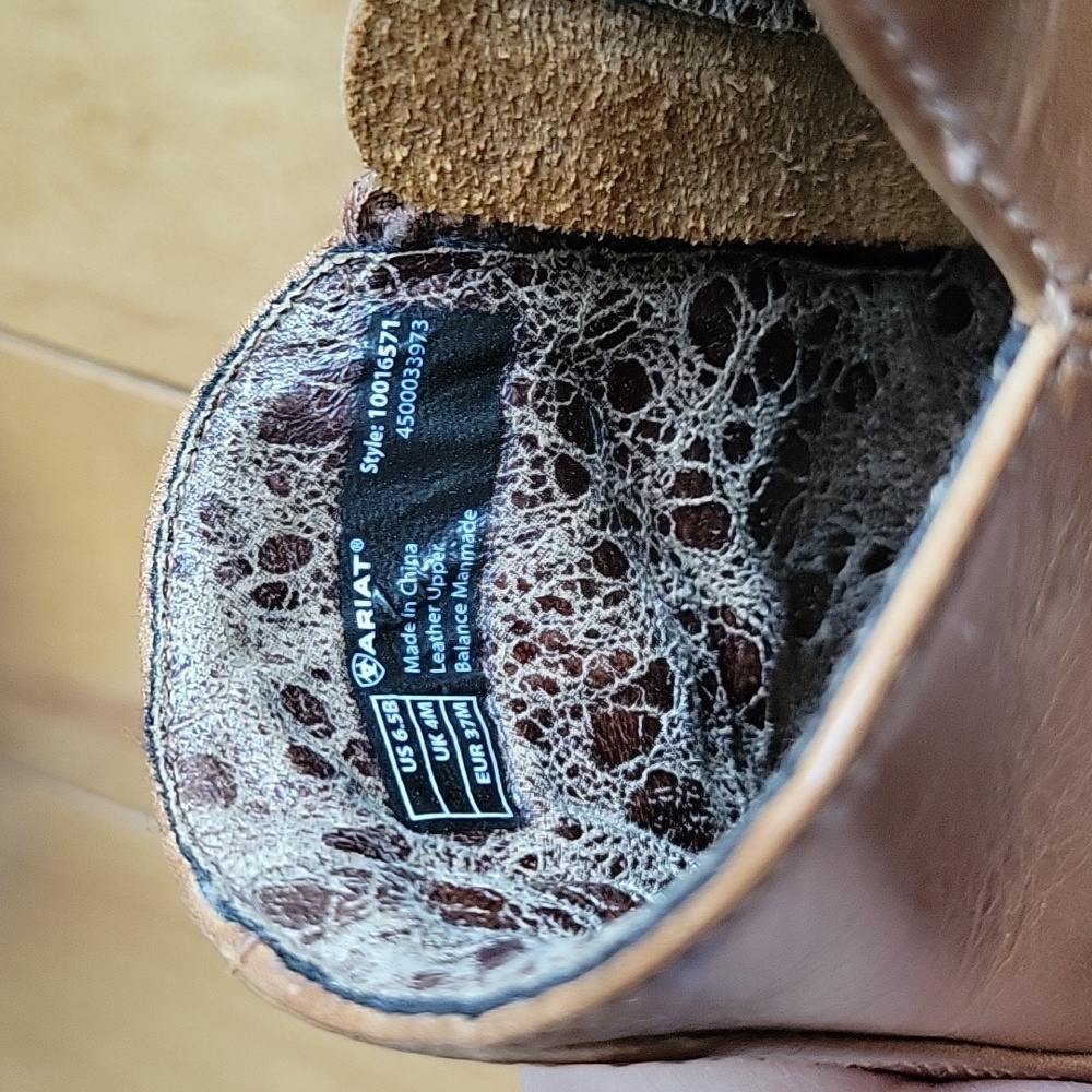 Ariat Brown Ankle Boots - Picture 6 of 6